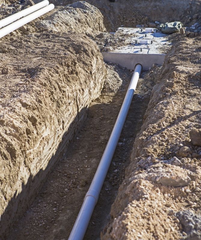 Drainage Pipe Placement